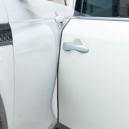 Belro car door edge protection strip installed on vehicle door edge, made of durable rubber for impact and scratch prevention