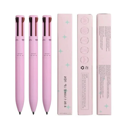 Belro 4-in-1 makeup pencil for lips, featuring multiple color options and a sleek design, ideal for versatile lip makeup application.