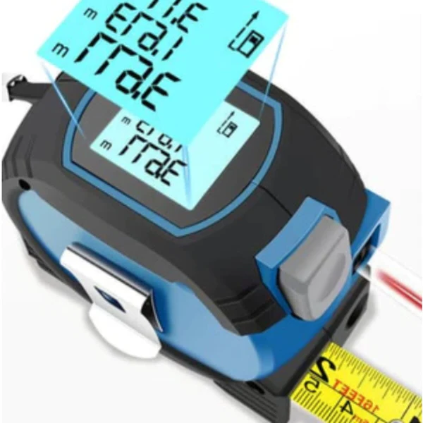 Belro 3-in-1 infrared laser tape measure with digital display and measuring tape, ideal for precise distance measurements.