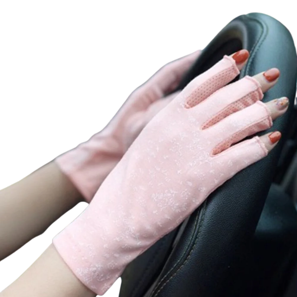 Belro UV-protective cotton gloves, stylish accessories with a comfortable fit, perfect for sun protection and everyday wear.