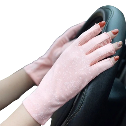 Belro UV-protective cotton gloves, stylish accessories with a comfortable fit, perfect for sun protection and everyday wear.