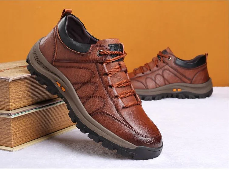 Belro men's casual shoes with hand-stitched arch support, non-slip soles, and breathable fabric for comfortable everyday wear.