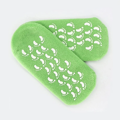 Belro moisturizing socks with spa gel lining, soft fabric for nourishing foot care and hydration in health and beauty.
