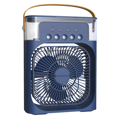 Belro small spray fan with five holes, water-cooled mini air cooler for outdoor use, silent refrigeration for home and garden.
