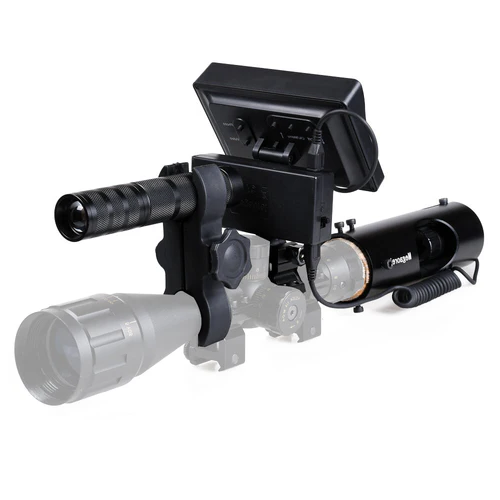 Belro HD night vision IR camera with video recording, black electronic camcorder with lens and control buttons.