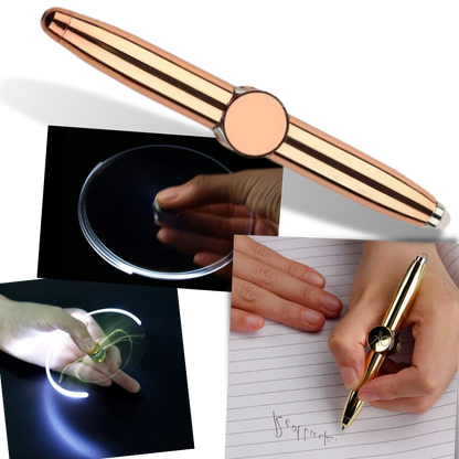 Belro fidget spinner pen with spinning toy and pen combo, designed for stress relief and fun, shown on white background.