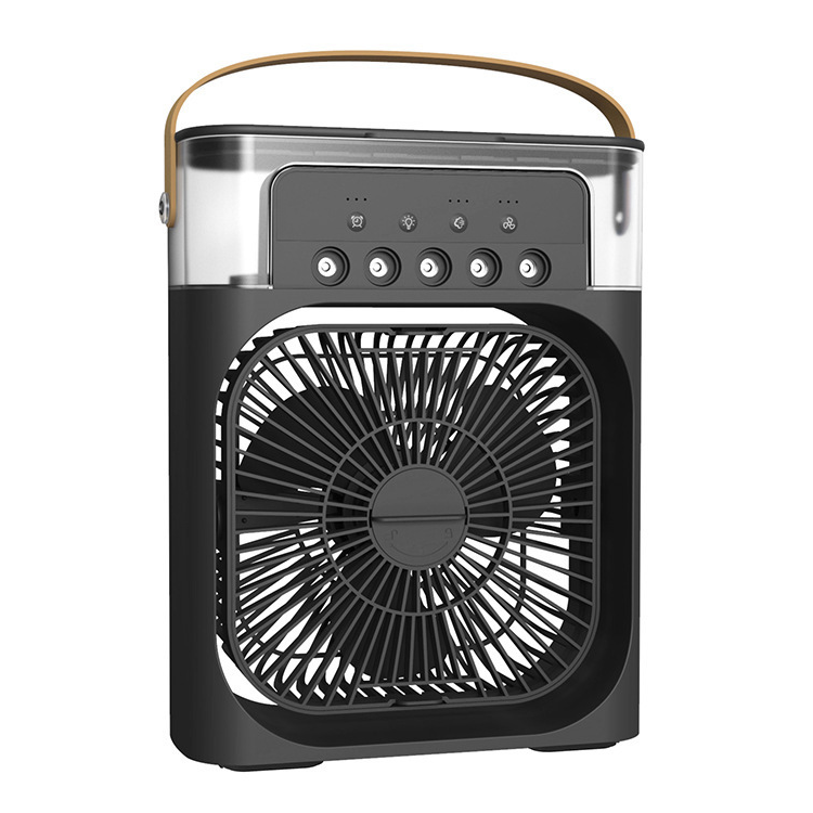 Belro small spray fan with five holes, water-cooled mini air cooler for outdoor cooling and humidification, silent operation