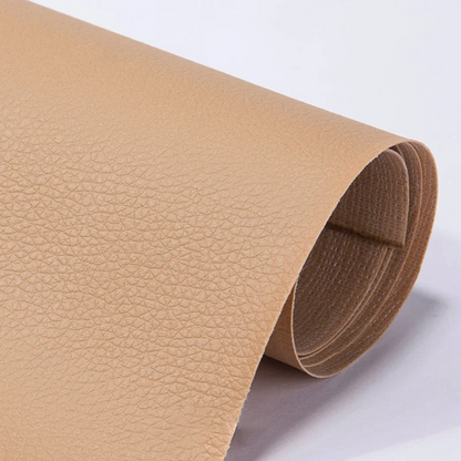 Belro self-adhesive leather repair patch for sofas, cuttable, 19.7 x 53.9 inches, suitable for furniture and upholstery repair.
