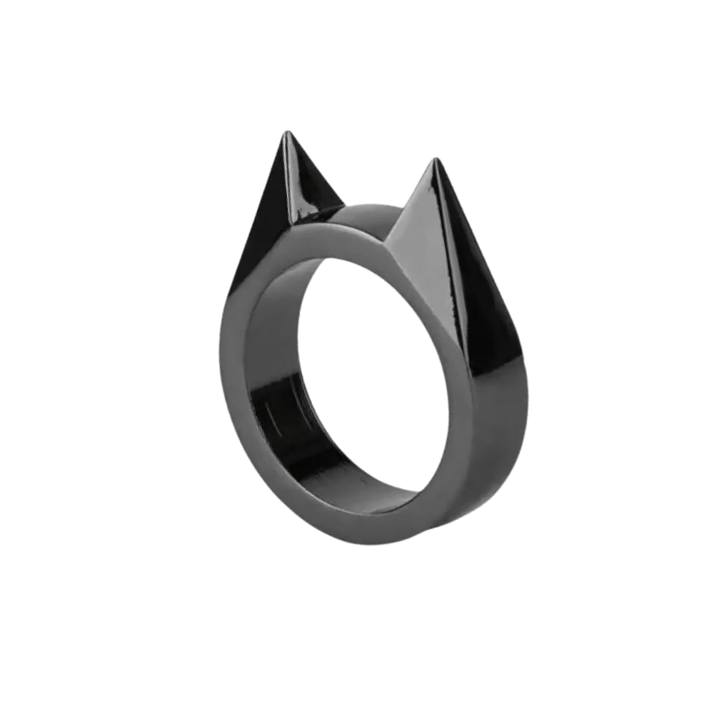 Belro cat ear protective ring, jewelry accessory featuring a cute cat ear design, perfect for stylish pet lovers.