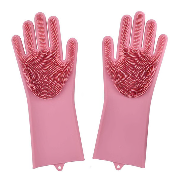 Belro Magic Silicone Dishwashing Gloves for reusable cleaning, flexible and textured for effective kitchen and household cleaning.