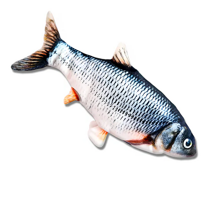 Belro USB Floppy Fish toy for cats, soft plush with a USB-powered motion feature, designed to entertain and engage feline pets.