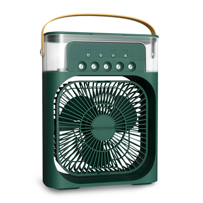 Belro small spray fan with five holes, water-cooled mini air conditioner and silent air cooler for outdoor home and garden use.