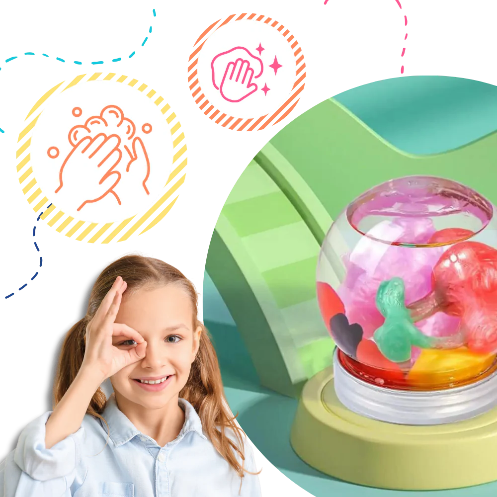 Belro Safe Educational Magic Water Elf Kit with colorful elf figures and water-based toys for kids' educational play.