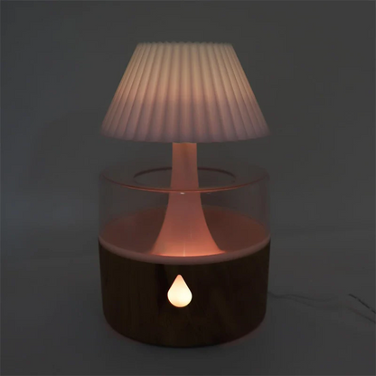 Belro Rain Cloud Humidifier with cool mist, aromatherapy diffuser, USB power, and integrated night light for health and beauty use.