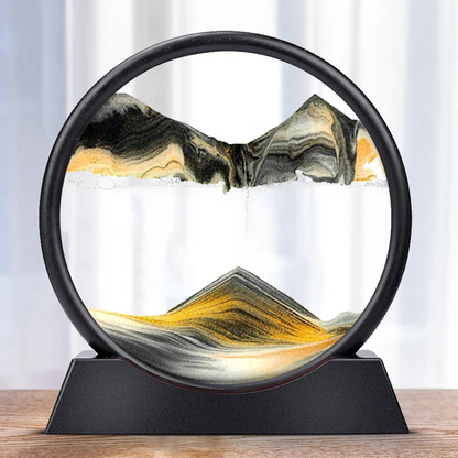Belro Moving Sea Sand Art toy with colorful layered sand in a clear frame, creating mesmerizing patterns and relaxing visual displays.