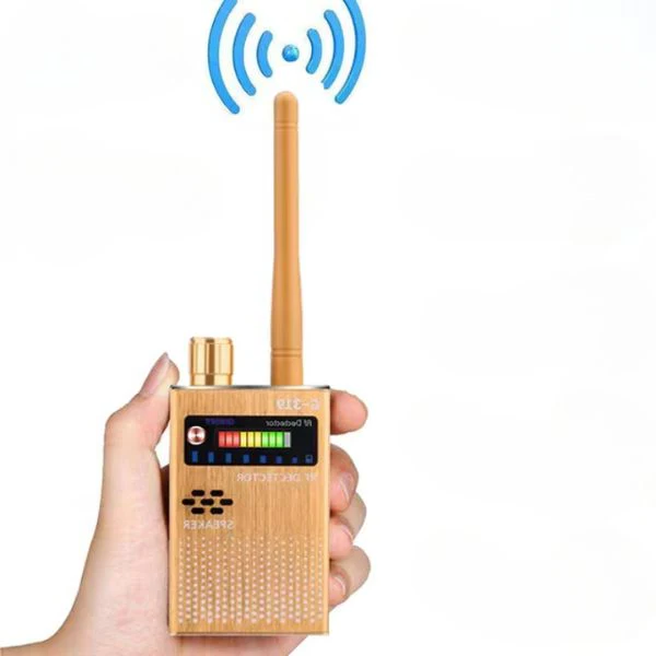Belro Spy Detector Device with laser lens for detecting hidden cameras, RF bugs, GPS trackers, and anti-spy signals.