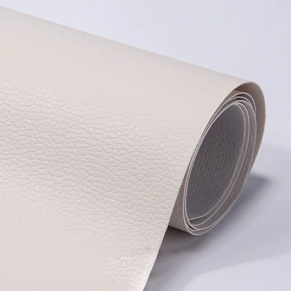 Belro self-adhesive leather refinisher patch for sofa repair, cuttable, 19.7 x 53.9 inches, suitable for furniture restoration.