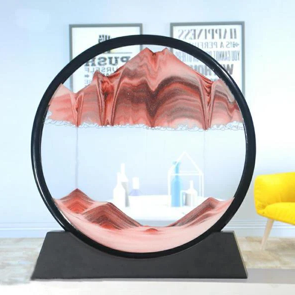 Belro Deep Sand Art decoration featuring layered colorful sand in a clear glass container, ideal for home and garden decor.