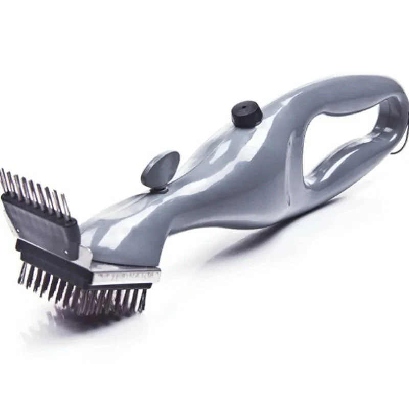 Belro barbecue grill cleaning brush with handle, designed for outdoor BBQ steam cleaning and charcoal scraper maintenance.