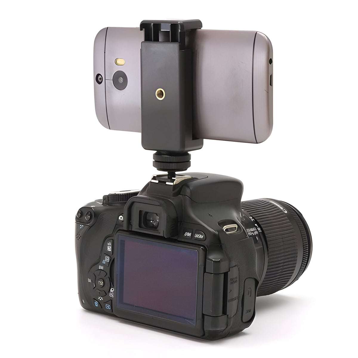 Belro Smart Phone Mount DSLR for cameras, adjustable electronic mount for stable smartphone positioning during photography.