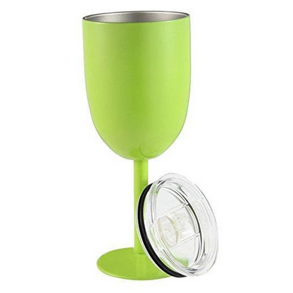 Belro insulated wine cups with stainless steel construction, perfect for keeping beverages cold or warm at home or outdoor dining.