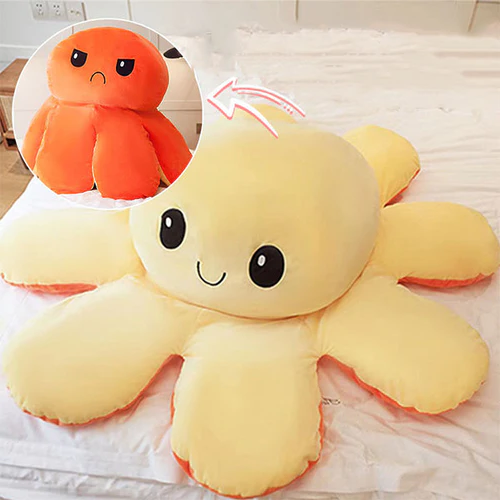 Belro octopus plush clothing accessory for men, soft and colorful stuffed octopus toy designed for comfortable wear or display.