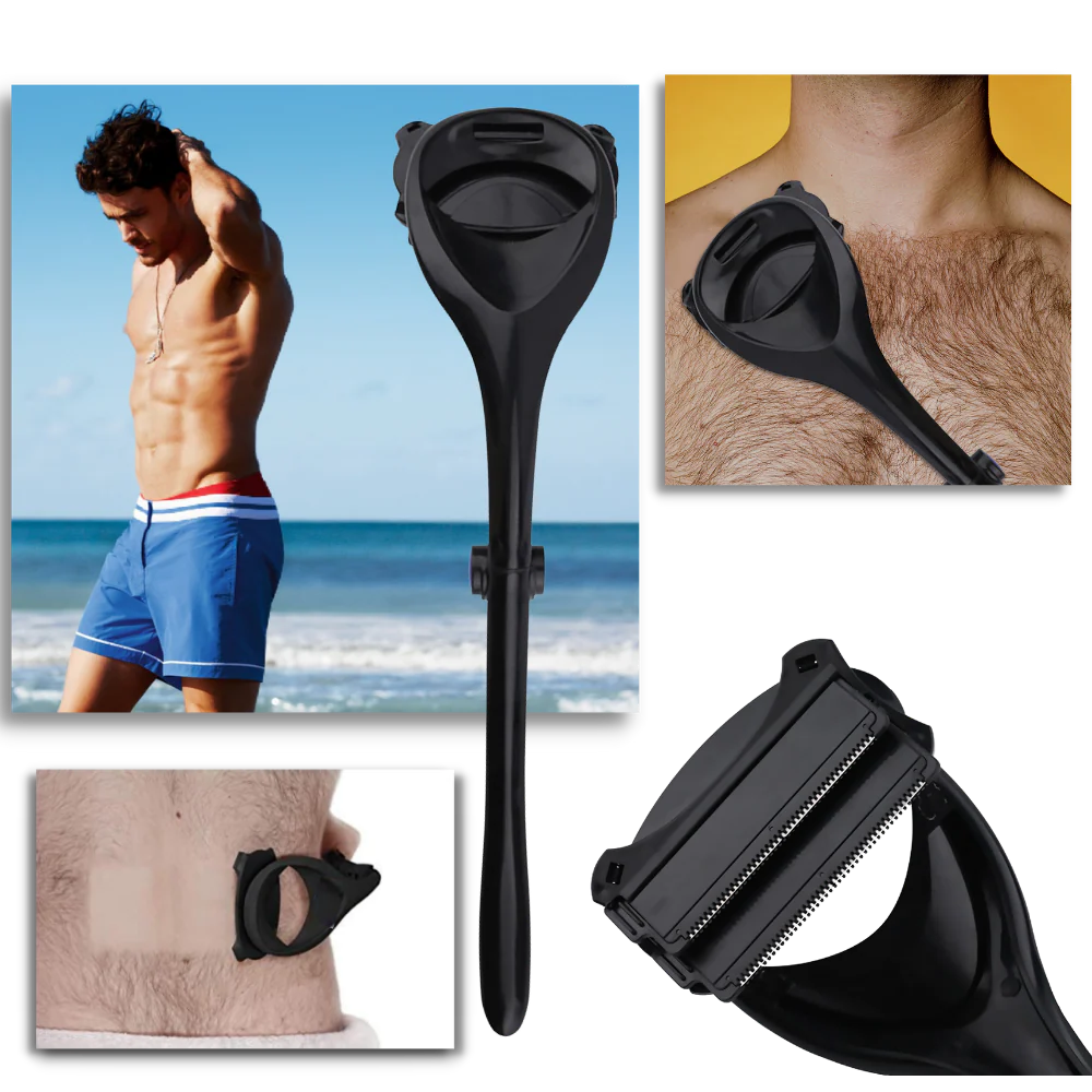 Belro Back & Body Shaver for health and beauty, featuring a sleek design for smooth skin shaving on back and body areas.