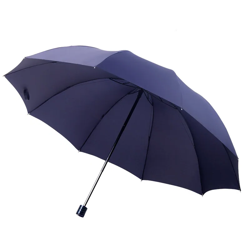 Super large Belro folding umbrella with open canopy and handle, designed for easy portability and coverage.