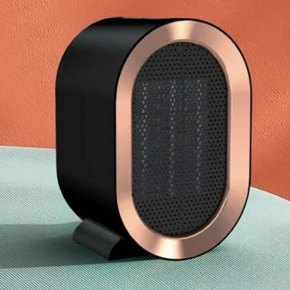 Belro small energy-efficient portable electric heater for rooms, compact design with low power consumption and modern electronics features.
