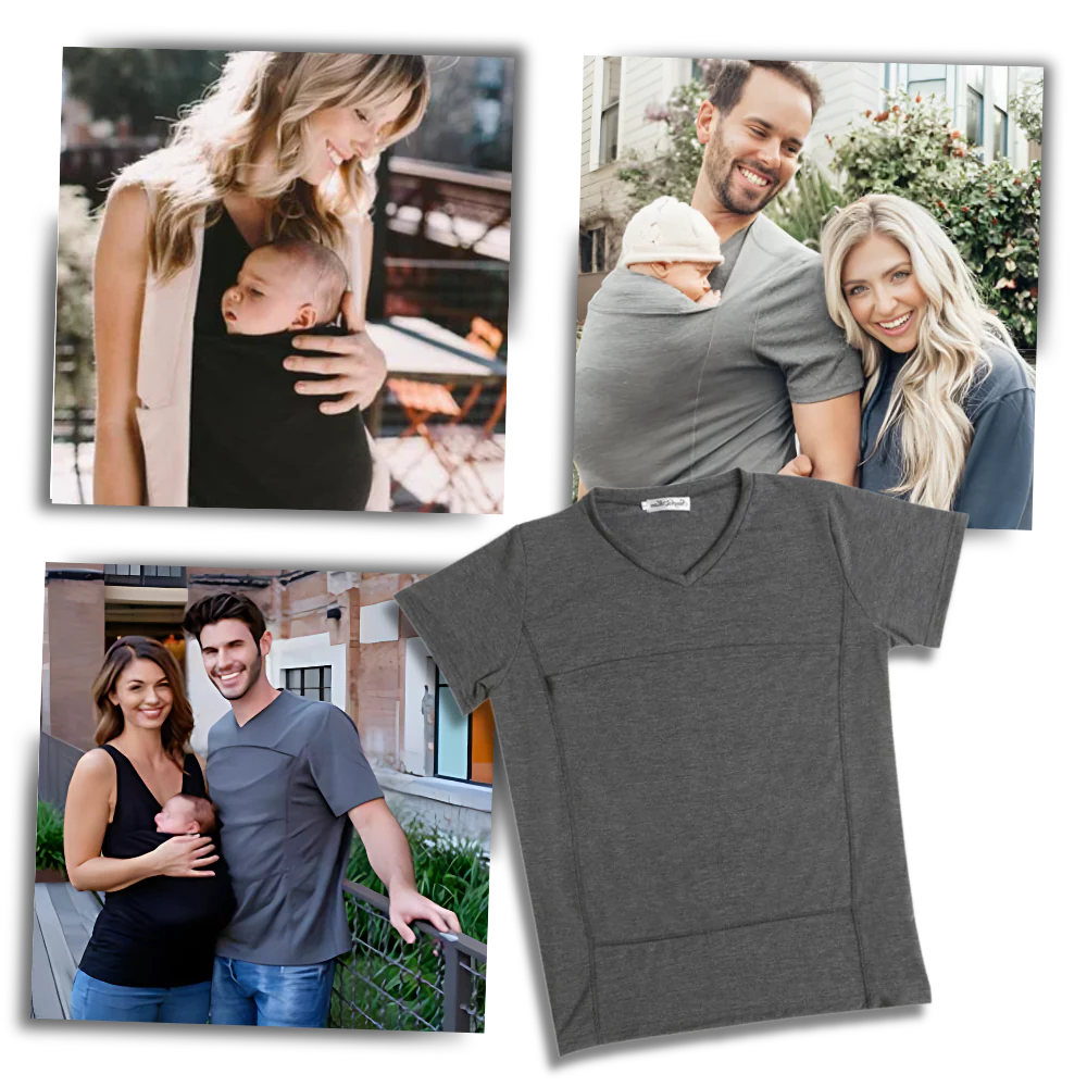Belro ergonomic fashionable kangaroo T-shirt featuring a comfortable fit and stylish design, ideal for casual wear.