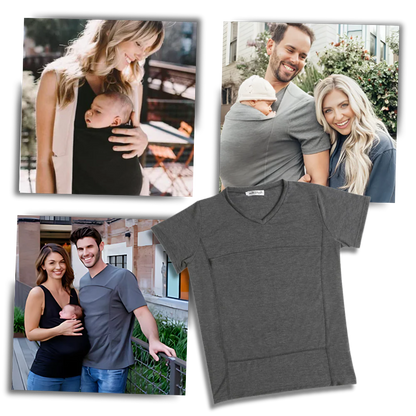 Belro ergonomic fashionable kangaroo T-shirt featuring a comfortable fit and stylish design, ideal for casual wear.