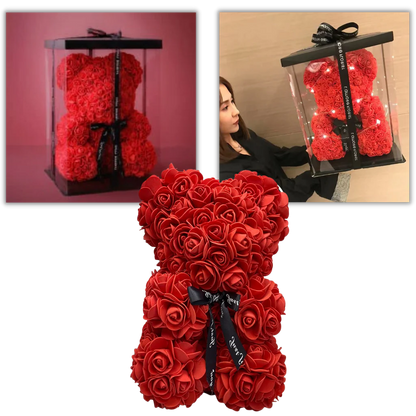 Belro Roses teddy bear shirt for men featuring floral rose design, soft fabric, and casual fit perfect for stylish, comfortable wear.