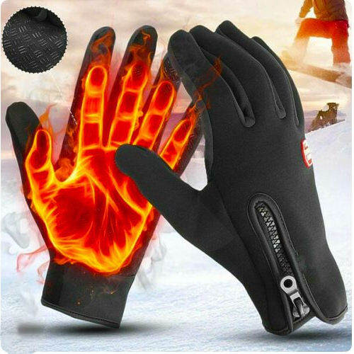 Belro thermal cycling and ski gloves for men and women, made of warm, insulated material with adjustable wrist straps.
