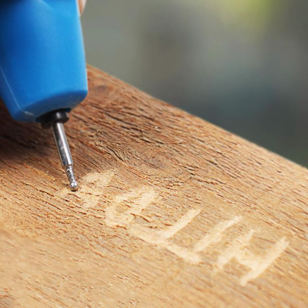 Belro cordless DIY engraving pen with ergonomic design and precision tip for detailed metal and wood engraving tasks.
