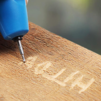 Belro cordless DIY engraving pen with ergonomic design and precision tip for detailed metal and wood engraving tasks.
