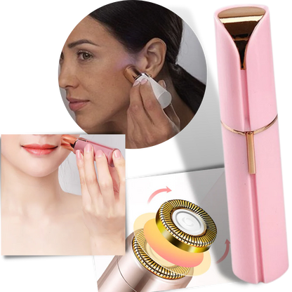 Belro electric facial hair shaver for women, compact and sleek, designed for gentle facial hair removal and skincare.