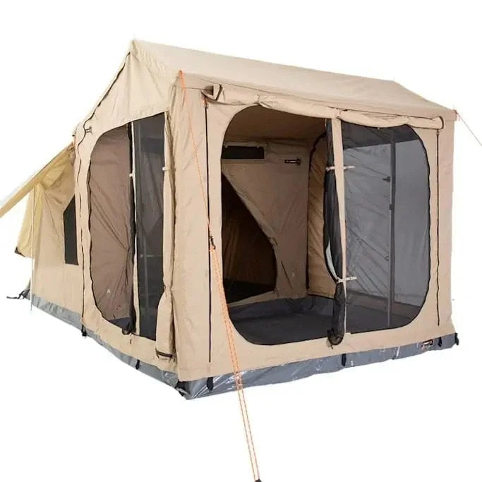 Casavibeo OZTENT RX5 30 Second Family Camping Tent set up outdoors showing spacious fabric and sturdy frame for family camping.