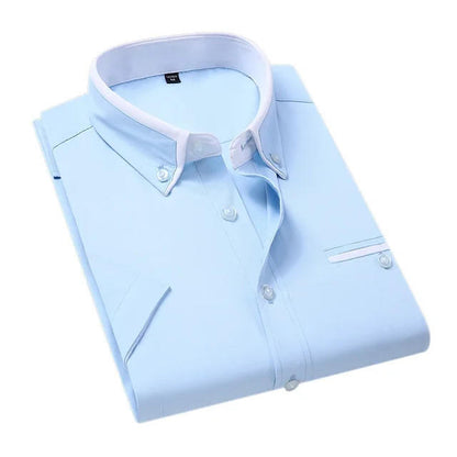 Belro Classy Shirt, stylish men's clothing with a crisp collar and button-down front, perfect for formal or casual wear.