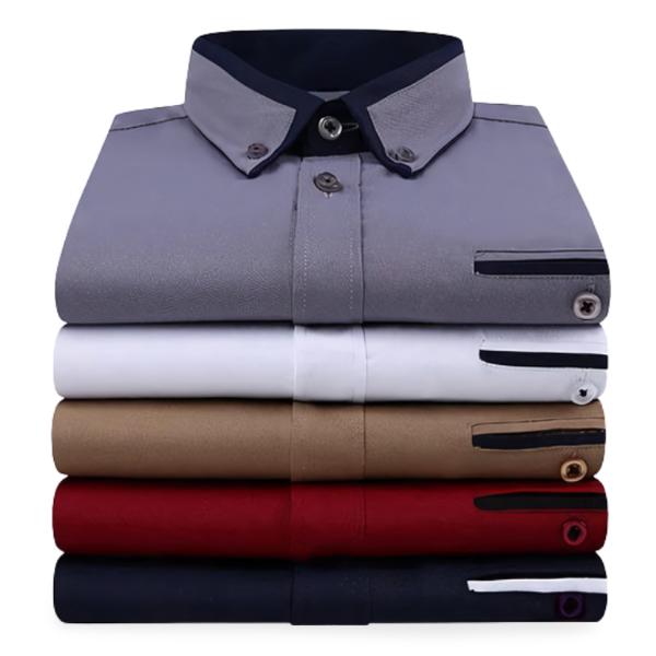 Belro Classy Shirt, stylish men's clothing shirt in a classic design, shown in a front view with a collar and button details.