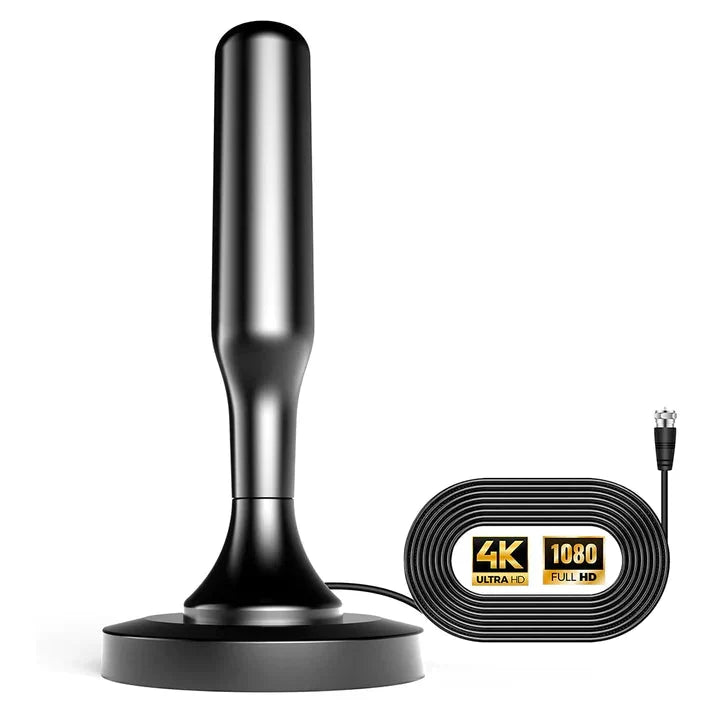 Belro HDTV 4K magnetic digital antenna for clear, high-definition TV reception, featuring sleek design and easy installation.