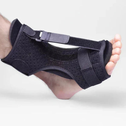 Belro Dorsal Night Splint resting on a white background, designed to support the ankle and foot during sleep.