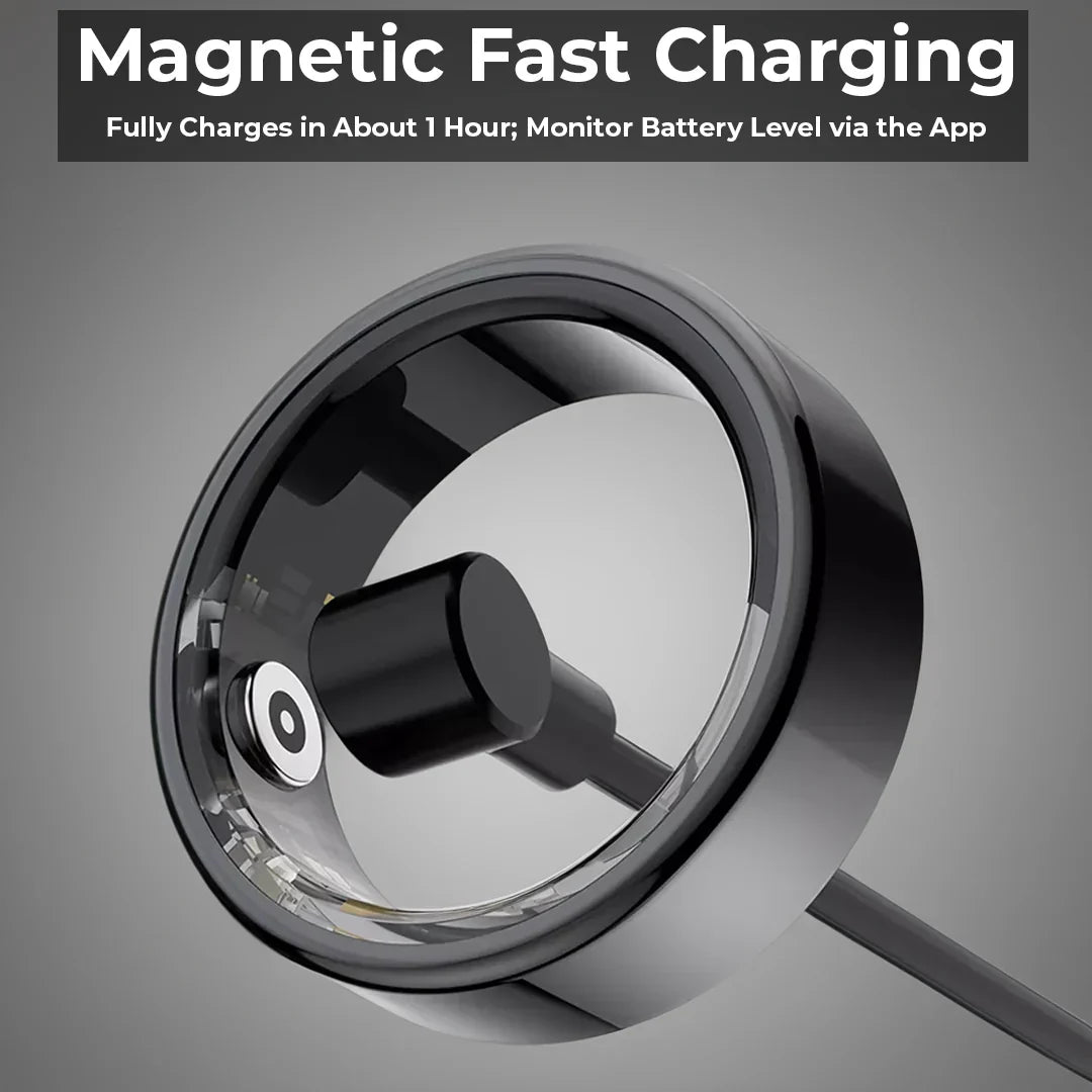 Belro stainless steel smart ring with sleek, modern design, suitable for wearables and smartwatches in electronics accessories.