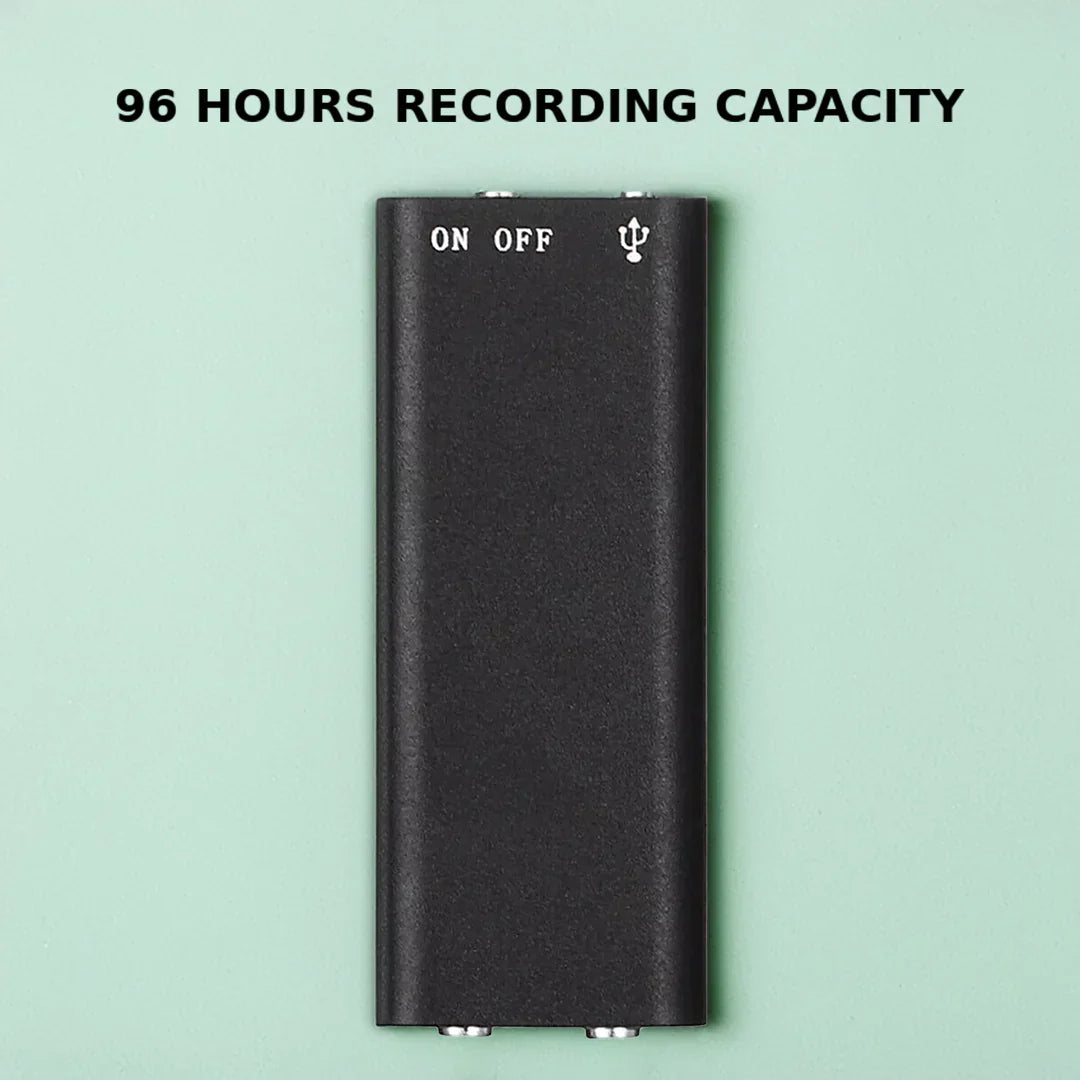 Belro Mini Voice-Activated Recorder with built-in microphone and compact design, ideal for discreet audio recording.