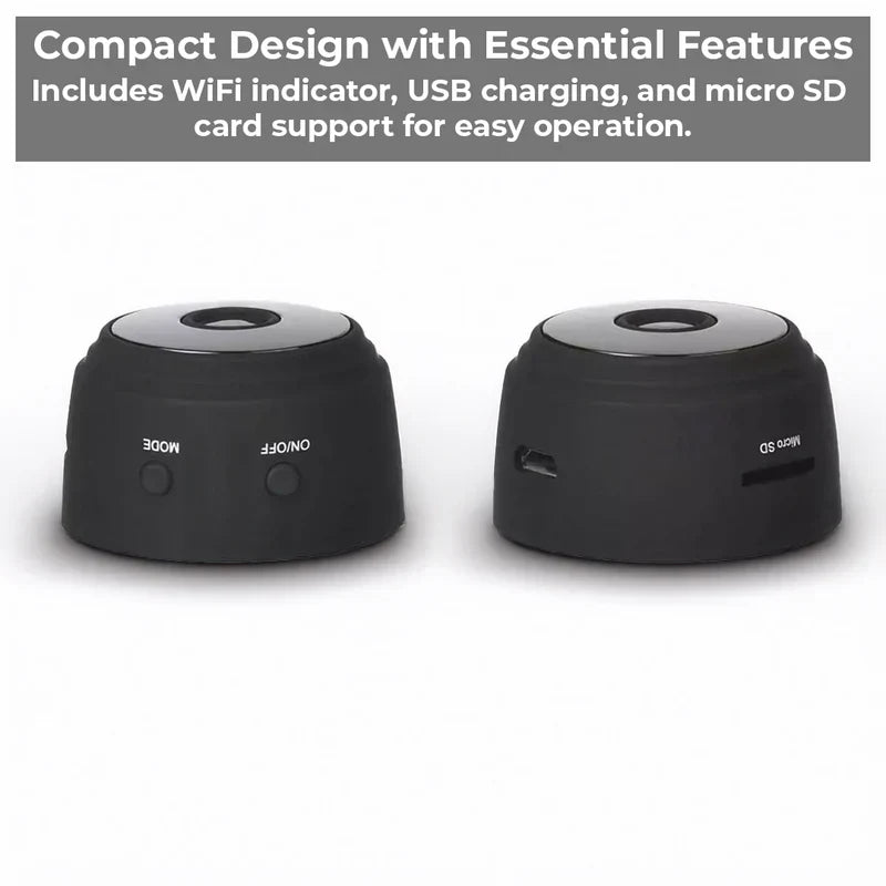 Wireless waterproof backup camera for RVs and trailers by Belro, showing the camera unit with mounting hardware in outdoor setting.
