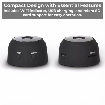 Wireless waterproof backup camera for RVs and trailers by Belro, showing the camera unit with mounting hardware in outdoor setting.
