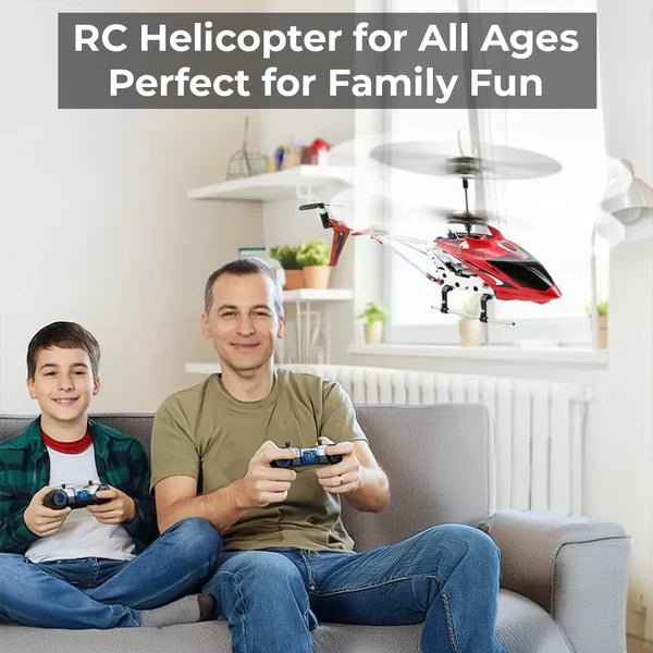 Belro Crimson Unbreakable Mini RC Helicopter with Gyro, toy drone with durable design and remote control, suitable for kids and beginners.