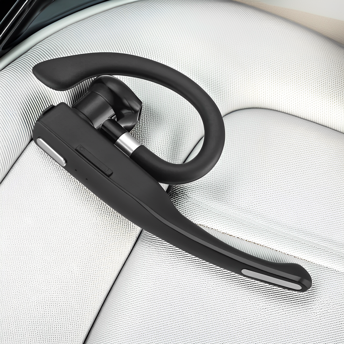 NordisHome Trucker Dual Mic Wireless Bluetooth 5.1 noise-cancelling headset with comfortable ear earpiece and superior sound quality.