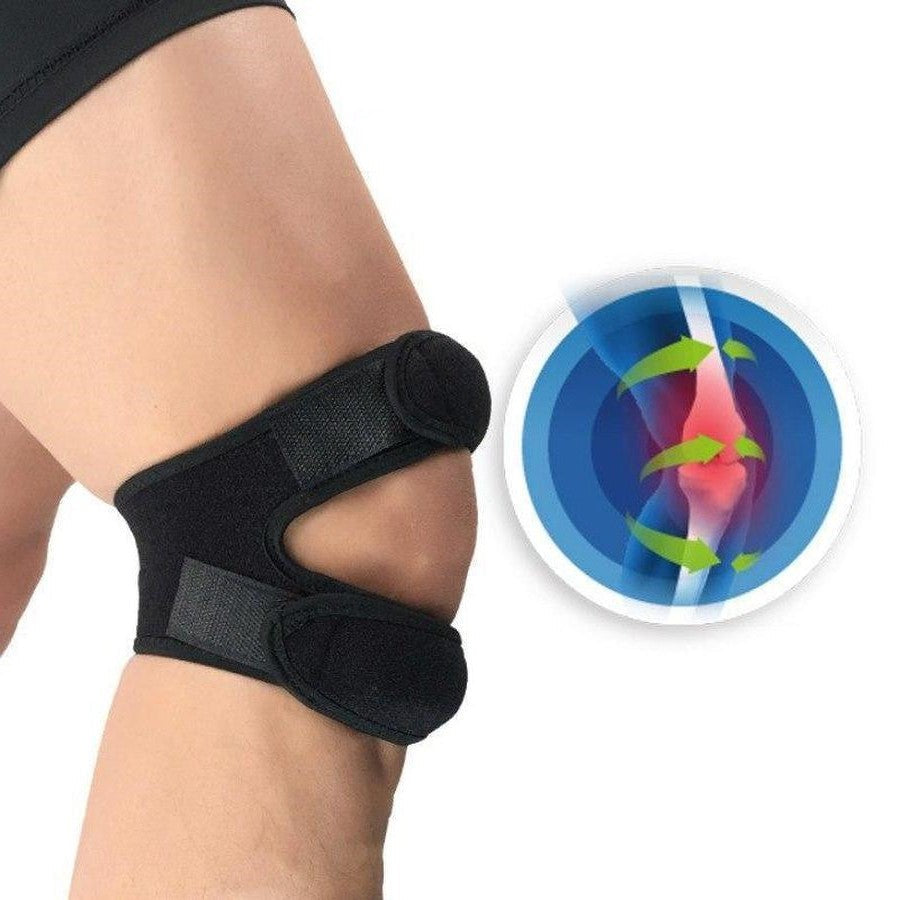 Belro Patellar Tendon Strap and Torn Meniscus Knee Brace, adjustable accessory for knee support and stability.