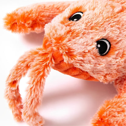 Belro Floppy Lobster interactive dog toy with USB charging, designed for fun and mental stimulation for pets