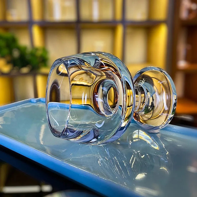 Belro cocktail glass with elegant design, clear glass body, and stylish stem for serving drinks at parties or gatherings.